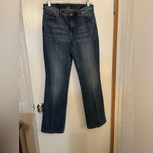 Aura Dark Blue Straight Leg Jeans